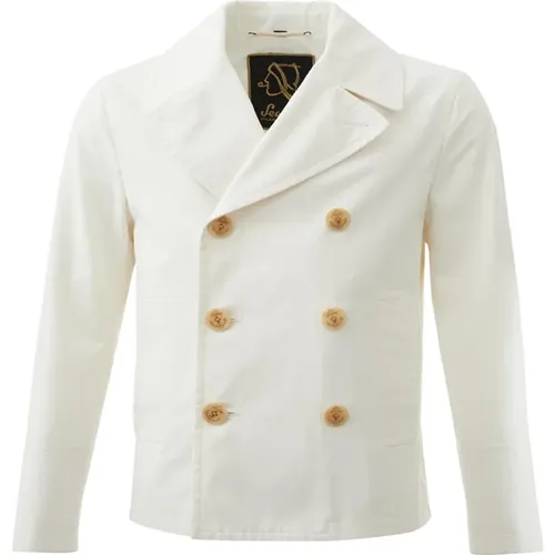 Marine Style Double Breast Jacket , male, Sizes: L - Sealup - Modalova