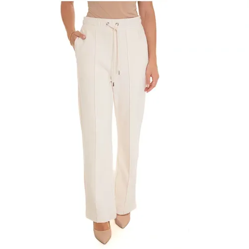 Weite Bein Baumwoll-Overall-Hose , Damen, Größe: L - Max Mara Weekend - Modalova