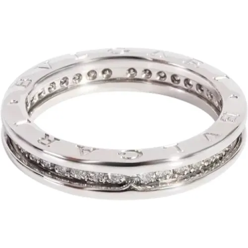 Pre-owned White Gold rings , female, Sizes: ONE SIZE - Bvlgari Vintage - Modalova