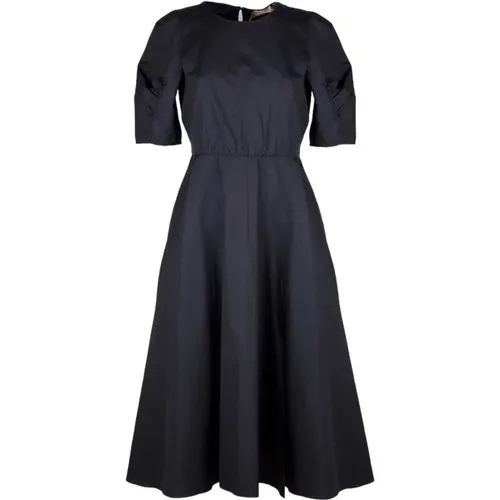 Cotton Puff Sleeve Midi Dress , female, Sizes: XL - N21 - Modalova
