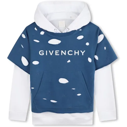 Blauer Lagen Logo Pullover Givenchy - Givenchy - Modalova