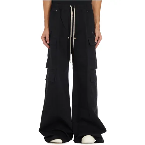 Cargo Jumbo Schwarze Hose - Rick Owens - Modalova