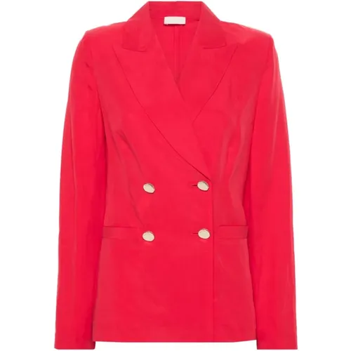 Rote Jacken für Frauen , Damen, Größe: S - Liu Jo - Modalova