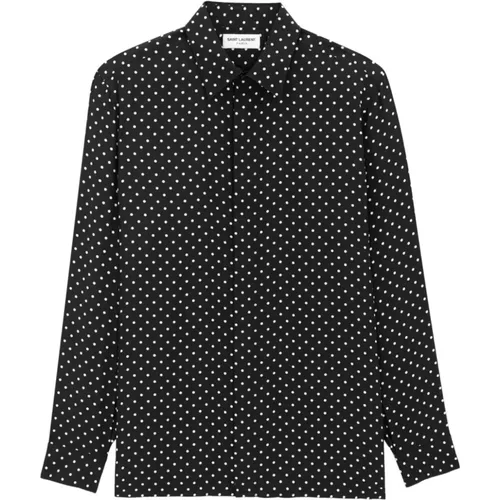 Shirts , male, Sizes: XL, L, M - Saint Laurent - Modalova
