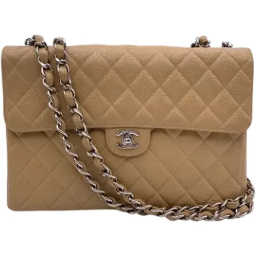 Pre-owned Leather chanel-bags , female, Sizes: ONE SIZE - Chanel Vintage - Modalova