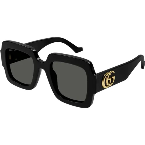 Grey Sunglasses Gg1547S , female, Sizes: 50 MM - Gucci - Modalova