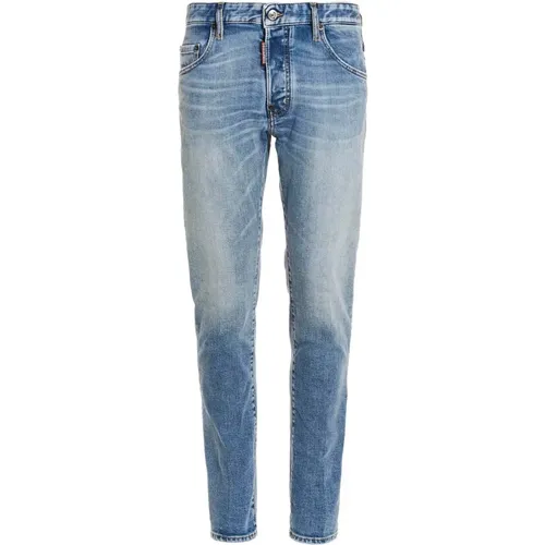 Slim Fit Blaue Jeans Dsquared2 - Dsquared2 - Modalova
