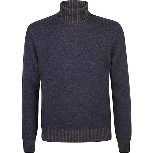 Blaues Sweatshirt Aw24 Herrenmode , Herren, Größe: M - Barba - Modalova