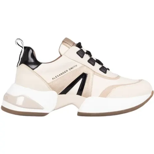 Moderne Marmor Damen Sneaker , Damen, Größe: 37 EU - Alexander Smith - Modalova