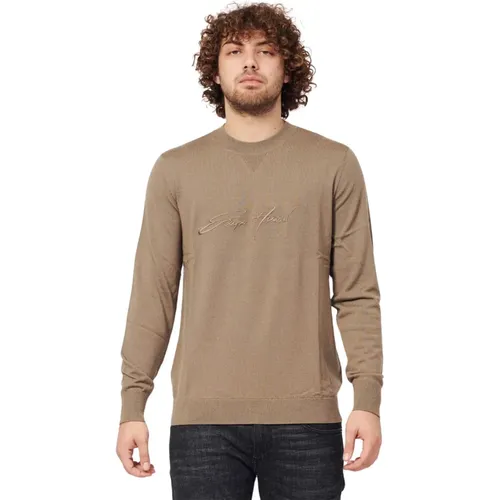 Signature Sweater by Emporio Armani , male, Sizes: XL - Emporio Armani EA7 - Modalova