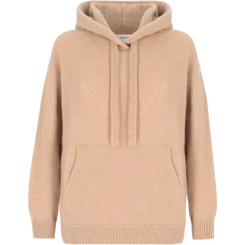 Kaschmir Seiden Hoodie , Damen, Größe: 2XS - Laneus - Modalova