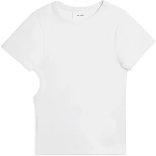 Solo Cut Out T-Shirt , Damen, Größe: XS - Axel Arigato - Modalova