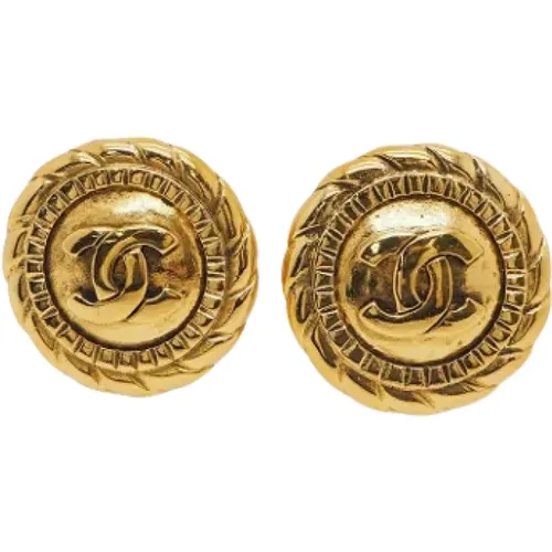 Pre-owned Metal chanel-jewelry , female, Sizes: ONE SIZE - Chanel Vintage - Modalova