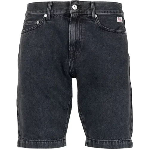 Cult Muster Denim Bermuda Shorts , Herren, Größe: W33 - Roy Roger's - Modalova