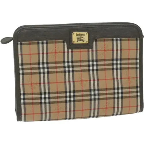 Pre-owned Fabric clutches , female, Sizes: ONE SIZE - Burberry Vintage - Modalova