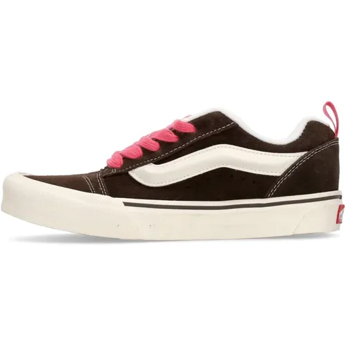 Retro Low Shoe Brown/White 90s Style , female, Sizes: 3 UK, 6 UK - Vans - Modalova