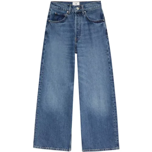 Gewaschene Blaue Rick Denim Jeans , Damen, Größe: W25 - Anine Bing - Modalova