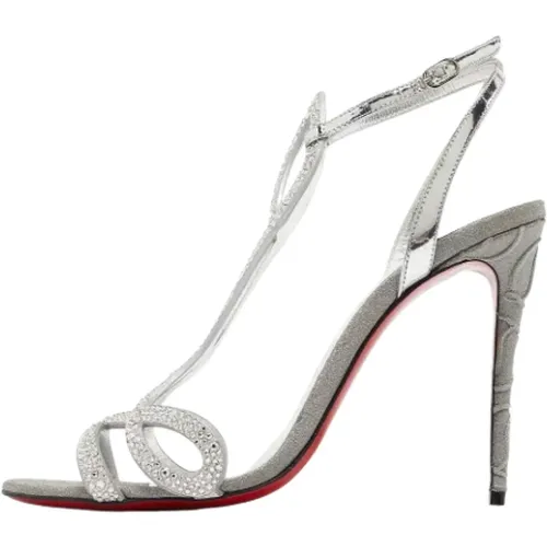 Pre-owned Leather sandals , female, Sizes: 6 UK - Christian Louboutin Pre-owned - Modalova