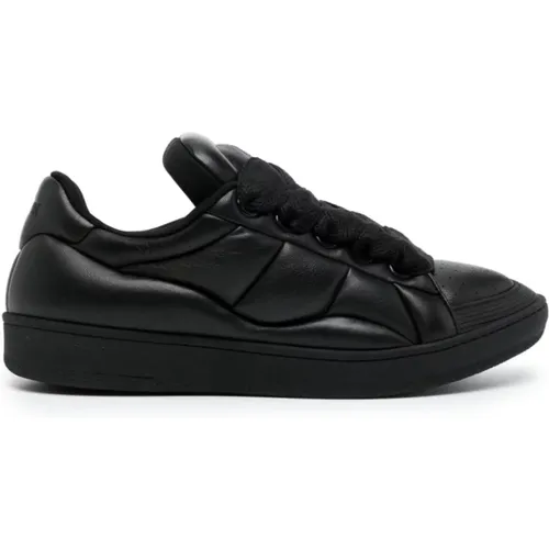 Leather Sneakers , male, Sizes: 11 UK, 8 UK, 6 UK, 5 UK, 7 UK, 9 UK, 10 UK - Lanvin - Modalova