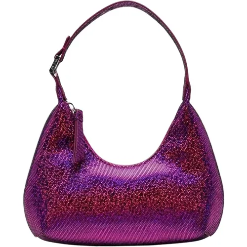 Glitter-detail Shoulder Bag , female, Sizes: ONE SIZE - By FAR - Modalova
