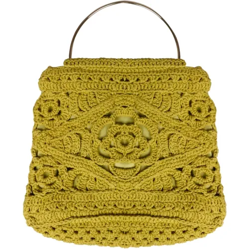 Camila Mango Bag , female, Sizes: ONE SIZE - Ash - Modalova