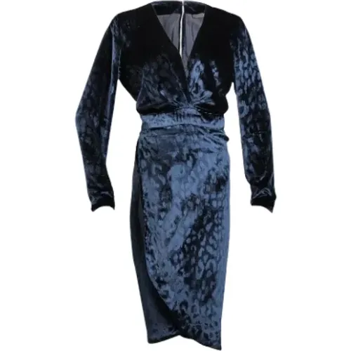 Pre-owned Velvet dresses , female, Sizes: M - Gucci Vintage - Modalova