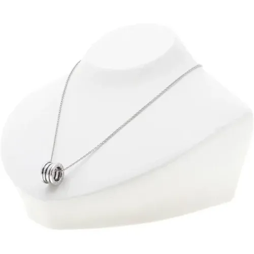 Pre-owned White Gold necklaces , female, Sizes: ONE SIZE - Bvlgari Vintage - Modalova