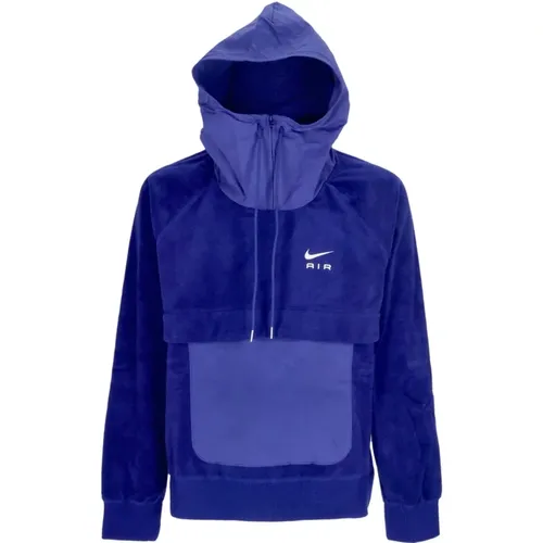 Winter-Kapuzenpullover Tiefes Königsblau , Herren, Größe: XL - Nike - Modalova