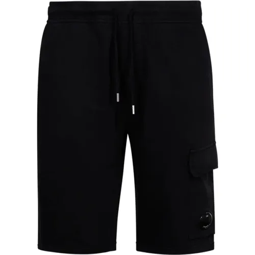 Schwarze Utility Shorts - C.P. Company - Modalova