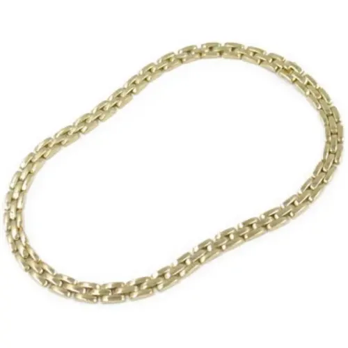 Pre-owned Gold necklaces , female, Sizes: ONE SIZE - Cartier Vintage - Modalova