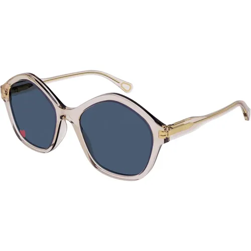 Nude/ Sunglasses , female, Sizes: 49 MM - Chloé - Modalova