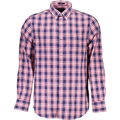 Classic Blue Cotton Shirt , male, Sizes: S - Gant - Modalova