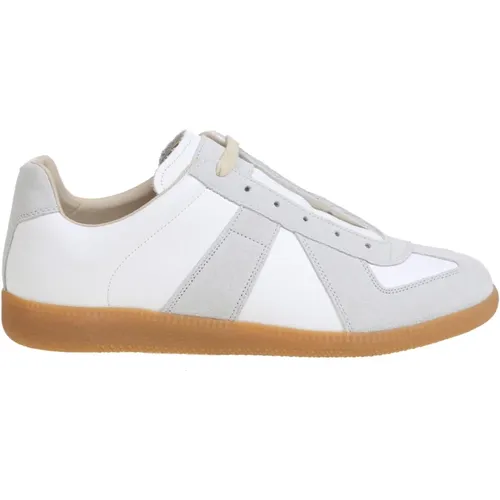 Mens Shoes Sneakers White Ss24 , male, Sizes: 6 UK - Maison Margiela - Modalova