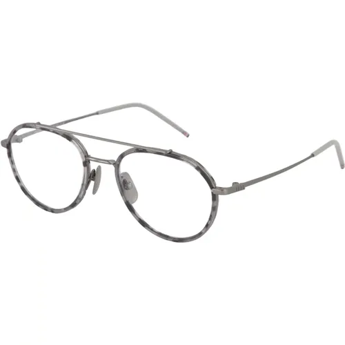 Light Grey Aviator Optical Glasses , unisex, Sizes: S - Thom Browne - Modalova