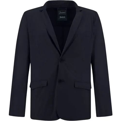 Waterproof Windproof Breathable Blazer , male, Sizes: XL - Herno - Modalova