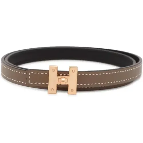 Pre-owned Leather belts , female, Sizes: ONE SIZE - Hermès Vintage - Modalova