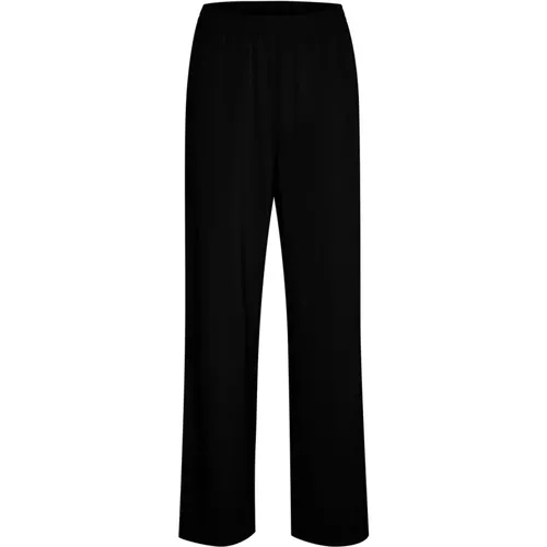 Schwarze Tiefe Sweatpants Lockere Passform , Damen, Größe: 2XL - Kaffe - Modalova