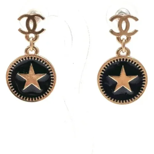 Pre-owned Metal earrings , female, Sizes: ONE SIZE - Chanel Vintage - Modalova