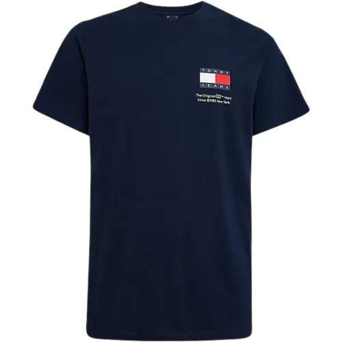 Classic T-shirt Slim Fit , male, Sizes: M - Tommy Hilfiger - Modalova