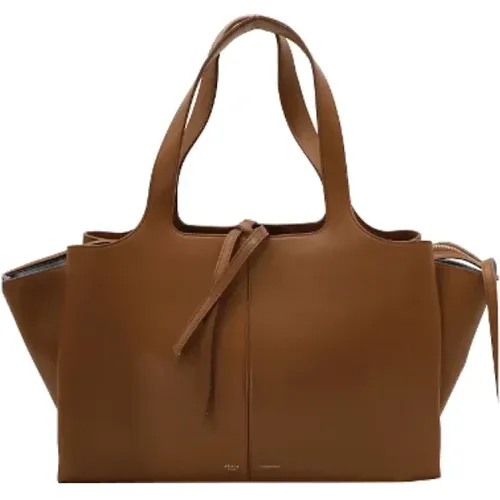 Pre-owned Leather totes , female, Sizes: ONE SIZE - Celine Vintage - Modalova