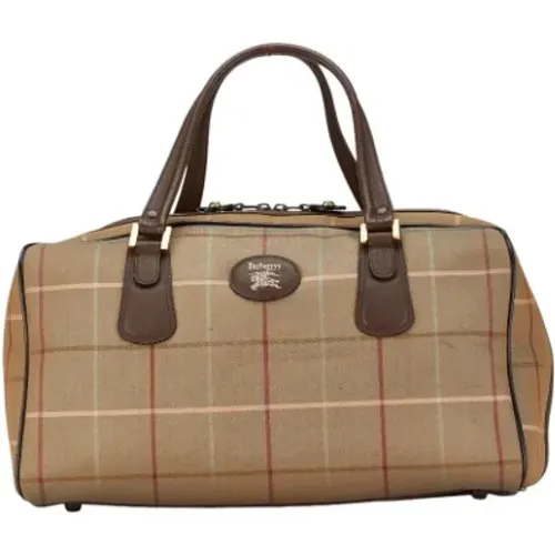 Pre-owned Canvas handbags , female, Sizes: ONE SIZE - Burberry Vintage - Modalova