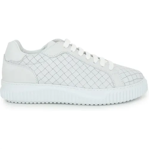 Fashionable Leather City Sneakers , female, Sizes: 3 UK - Voile blanche - Modalova