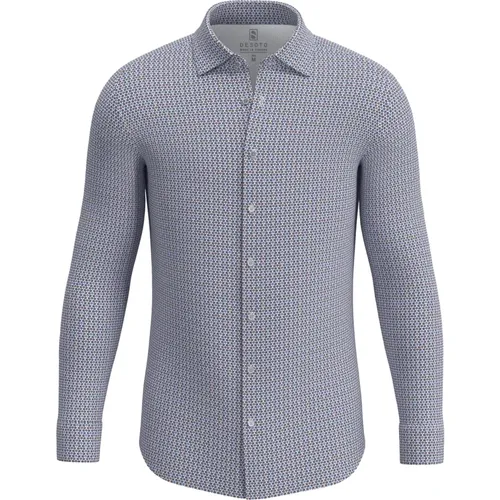 Printed Long Sleeve Shirts , male, Sizes: 3XL - Desoto - Modalova