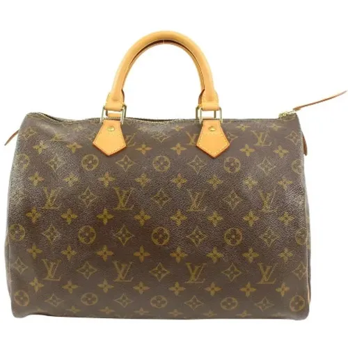 Pre-owned Speedy 35 Monogram Handbag , female, Sizes: ONE SIZE - Louis Vuitton Vintage - Modalova