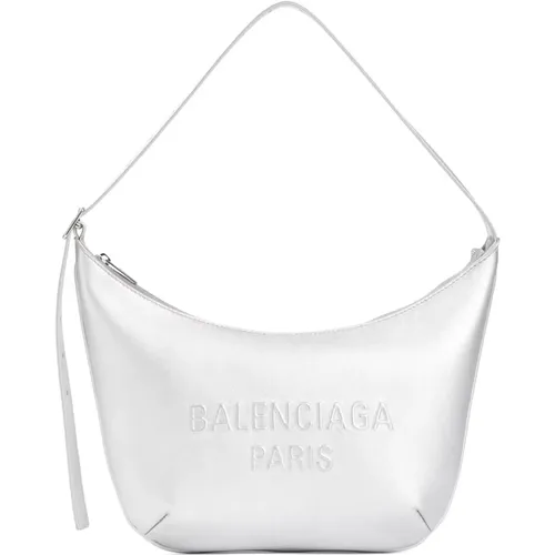 Metallic Shoulder Bag Mary Kate Style , female, Sizes: ONE SIZE - Balenciaga - Modalova