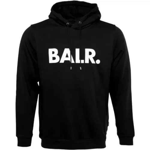 Schwarzer Hoodie , Herren, Größe: L - BALR. - Modalova