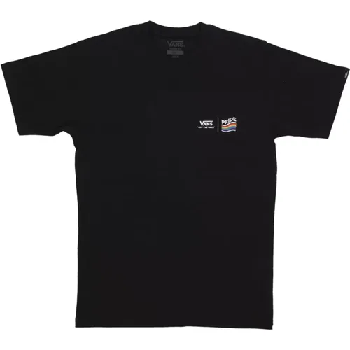 Pride Tee Schwarz Kurzarm , Herren, Größe: XS - Vans - Modalova