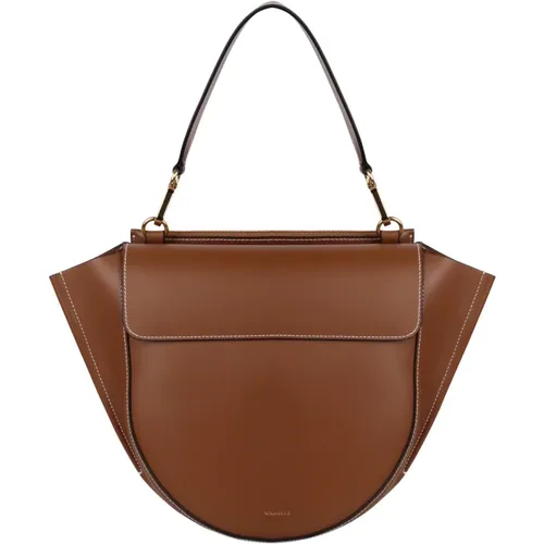 Medium Hortensia Leather Bag , female, Sizes: ONE SIZE - Wandler - Modalova