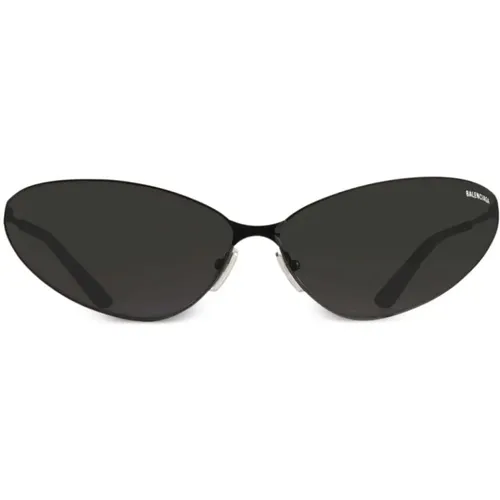 Schwarze Cat-Eye Sonnenbrille - Balenciaga - Modalova