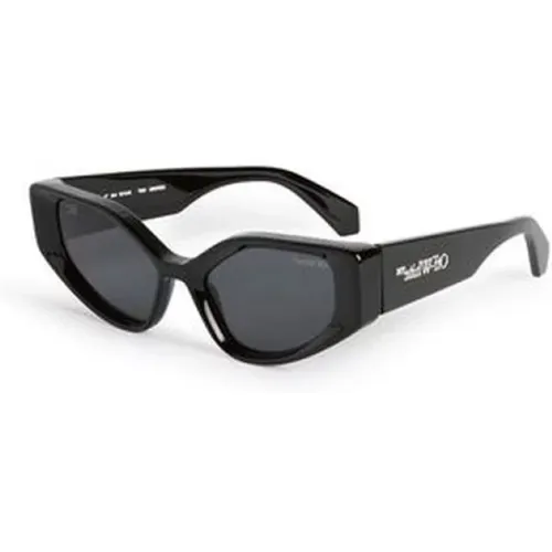 Stilvolle Oeri063 Sonnenbrille , unisex, Größe: 54 MM - Off White - Modalova